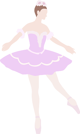 バレリーナのイラスト